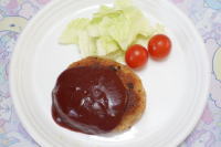 カサブランカソースハンバーグ