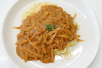 メキシコ辺りのコックが作ったパスタ