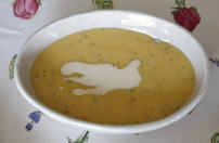 ニンジンの冷製スープ
